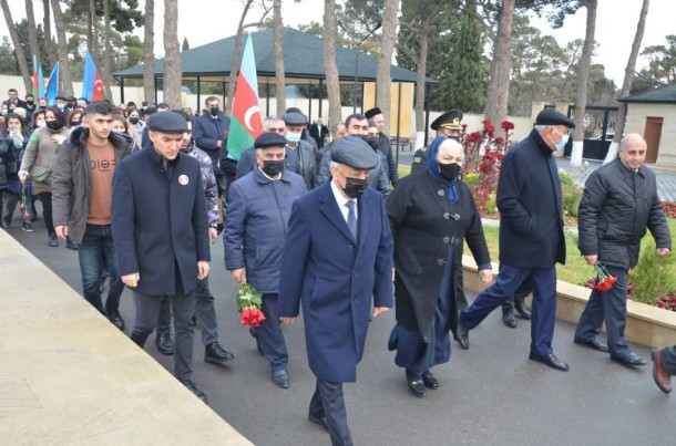 Şəhid Alıyev Elçinin anım günü keçirildi - FOTOLAR